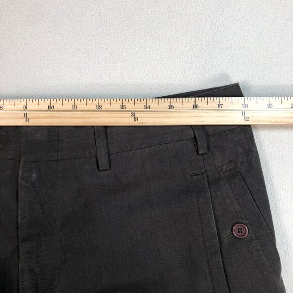 Marithe Francois Girbaud Pants Men's 36x33 Gray Brown Chinos GIR+A&F srl‎ Italy - Picture 9 of 16